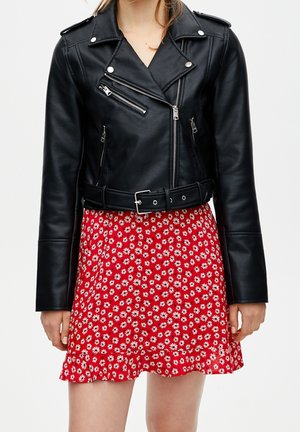 Veste en similicuir - black