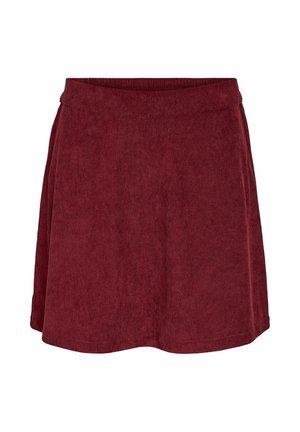 Noisy May, MINI SKIRT NMCARON CORDUROY - Jupe trapèze - fig