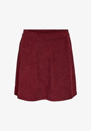 Noisy May, MINI SKIRT NMCARON CORDUROY - Jupe trapèze - fig