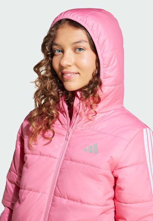 adidas JUNIOR UNISEX - Chaqueta de invierno - pink fusion white — photo 6