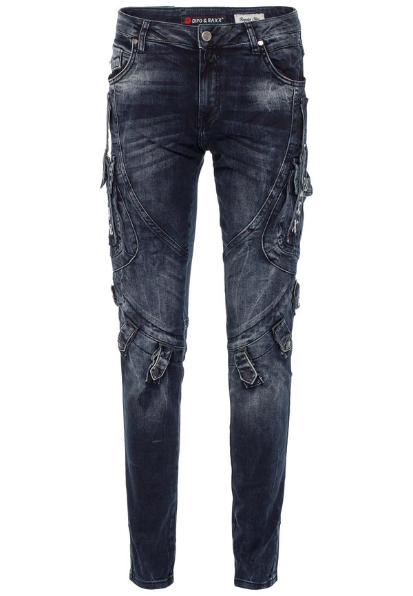 Jeans Straight Leg - donkerblauw