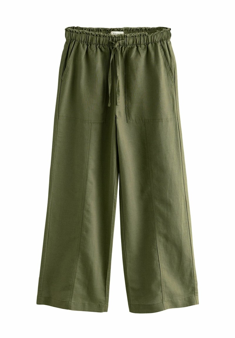 Next WIDE PULL-ON - Bukser - khaki green
