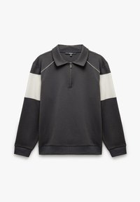 Koton HALF ZIPPERED - Sudadera - anthracite