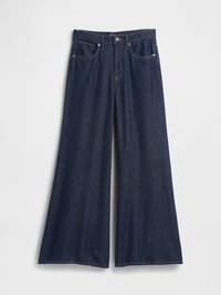 ULTRA WIDE PALAZZO - Pernera ancha - dark wash