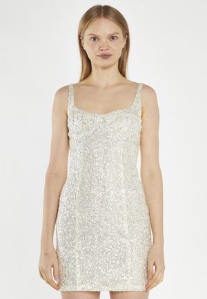 Cocktailkjole / festkjole - champagne sequin