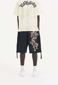 Ed Hardy DRAGON CRAWL - Shorts - black