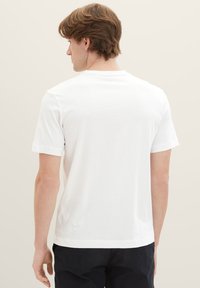 TOM TAILOR LOGO 2 PACK - T-Shirt print - weiß
