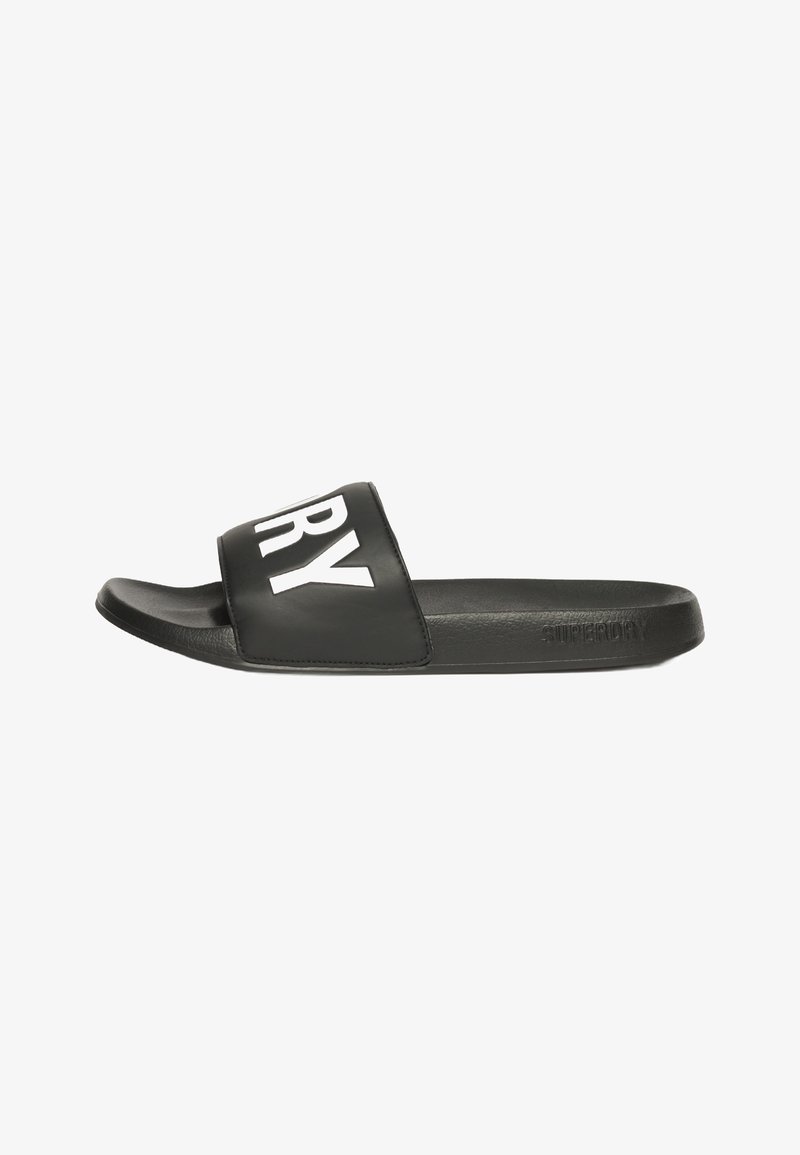 Superdry & Co CORE - Mules - black white