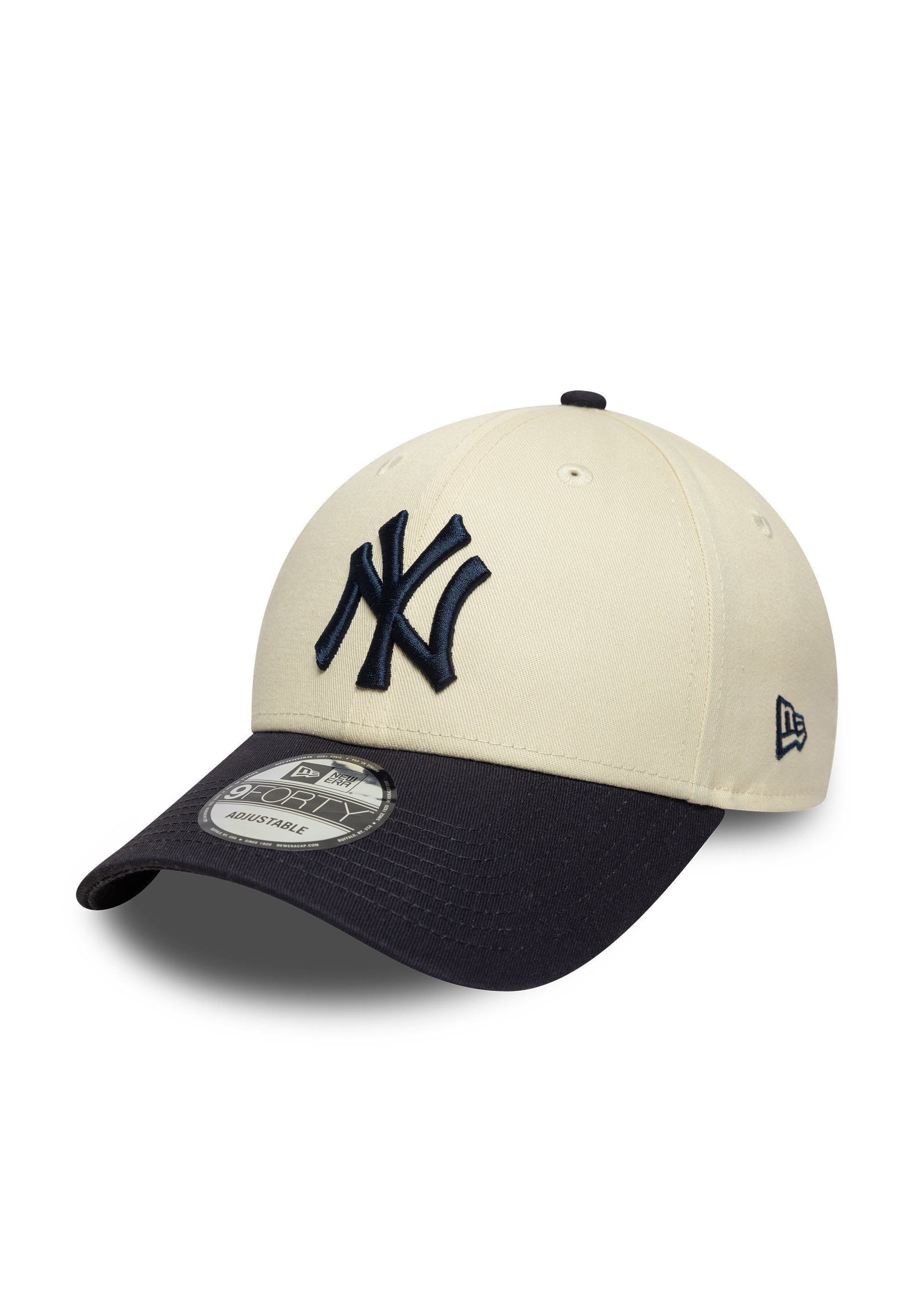 New Era UNISEX - Cap - off-white/navy/off-white - Zalando