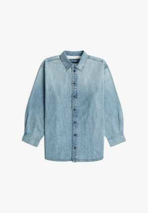 G-STAR, MAXI OVERSHIRT - Denim jacket - sun faded cloudburst