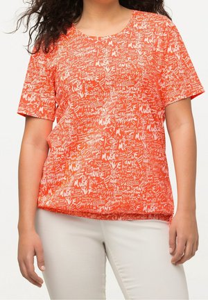 Print T-shirt - orange
