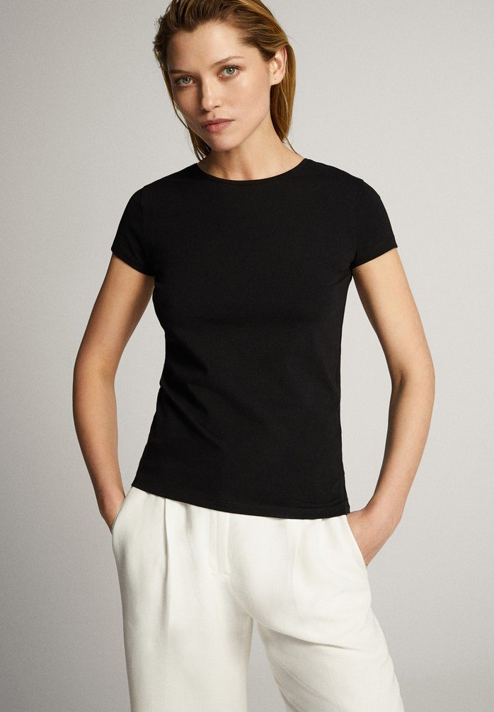 Massimo dutti basic t shirt Clearance