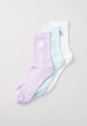 3 PACK UNISEX - Chaussettes de sport - powder plum/white/halo mint