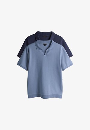 THE SET, 2 PACK - Polo shirt - navy