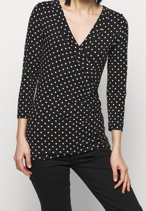 Top s dlouhým rukávem - black