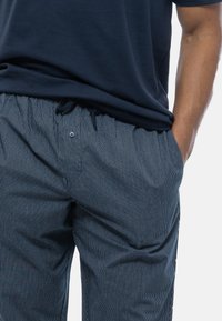 Schiesser Pigiama - blau gemustert