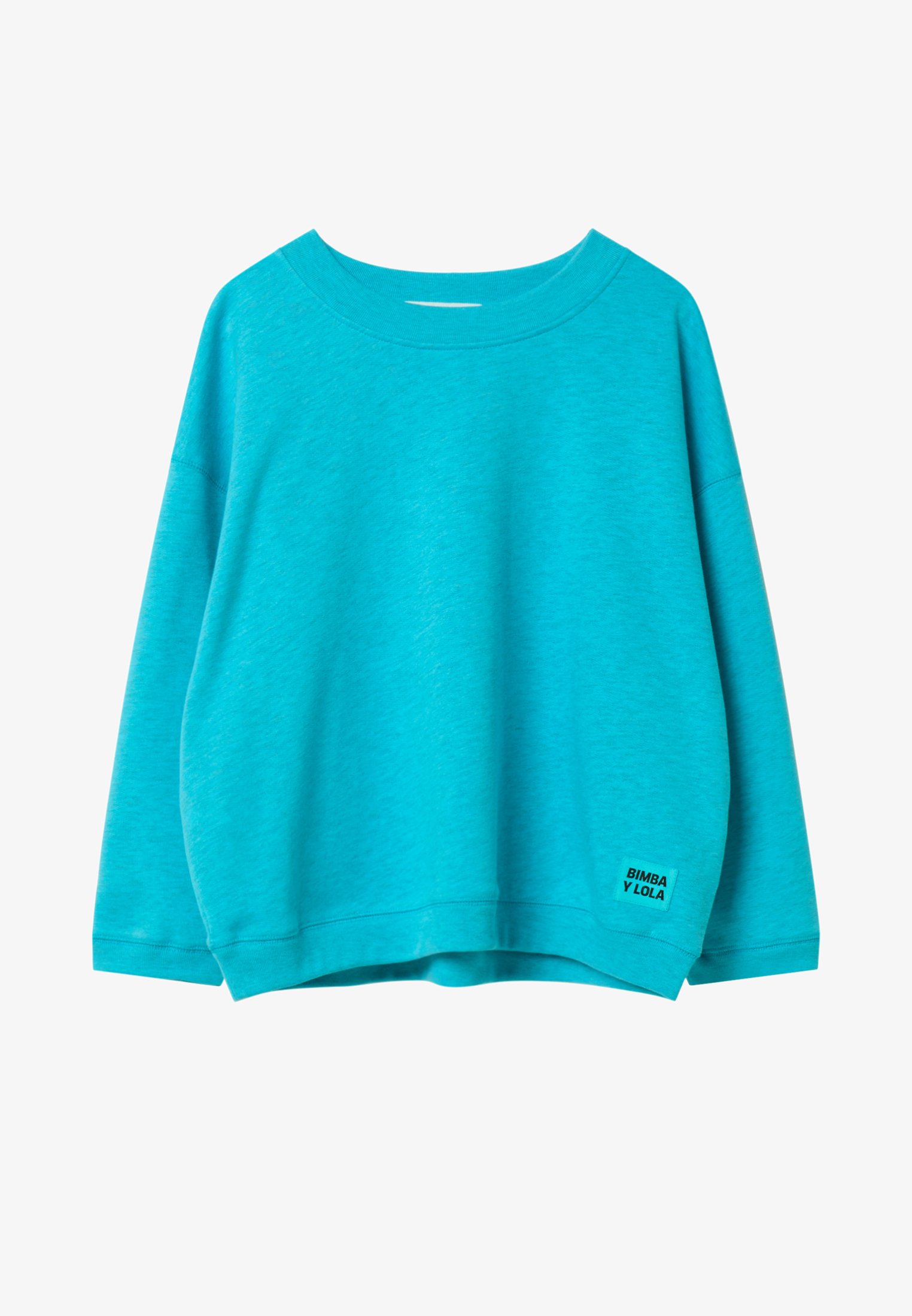 Bimba Y Lola Bimba Y Lola Short Blue Sweatshirt Sweatshirt Pool Blue Blau Zalando De