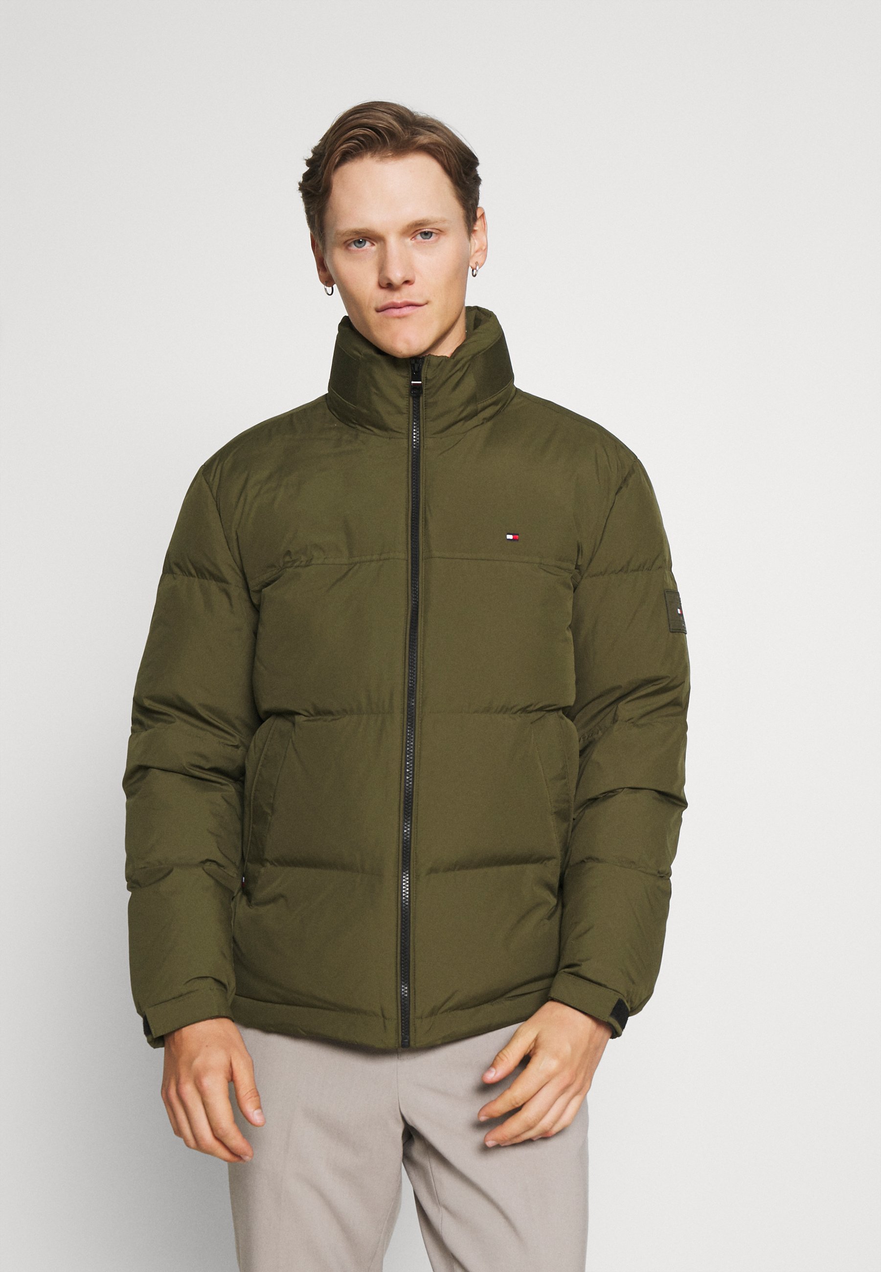 olive down jacket