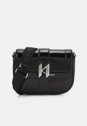 SADDLE NAPLACK - Across body bag - black