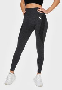 ROW SEAMLESS HIGH WAISTED SPORT  - Leggings - dark grey