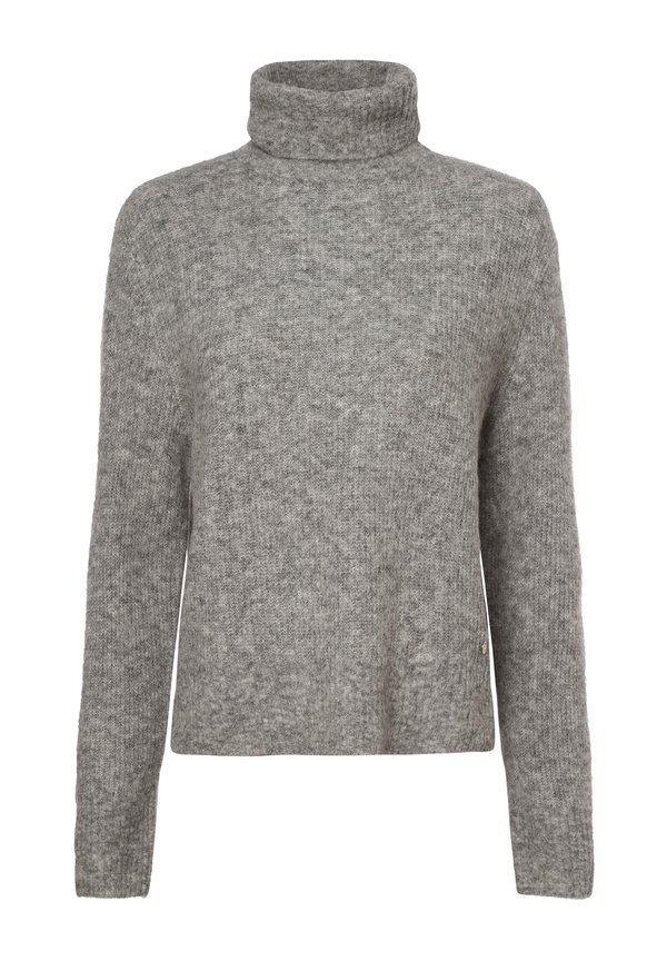 THORA ROLLNECK - Strickpullover - hellgrau