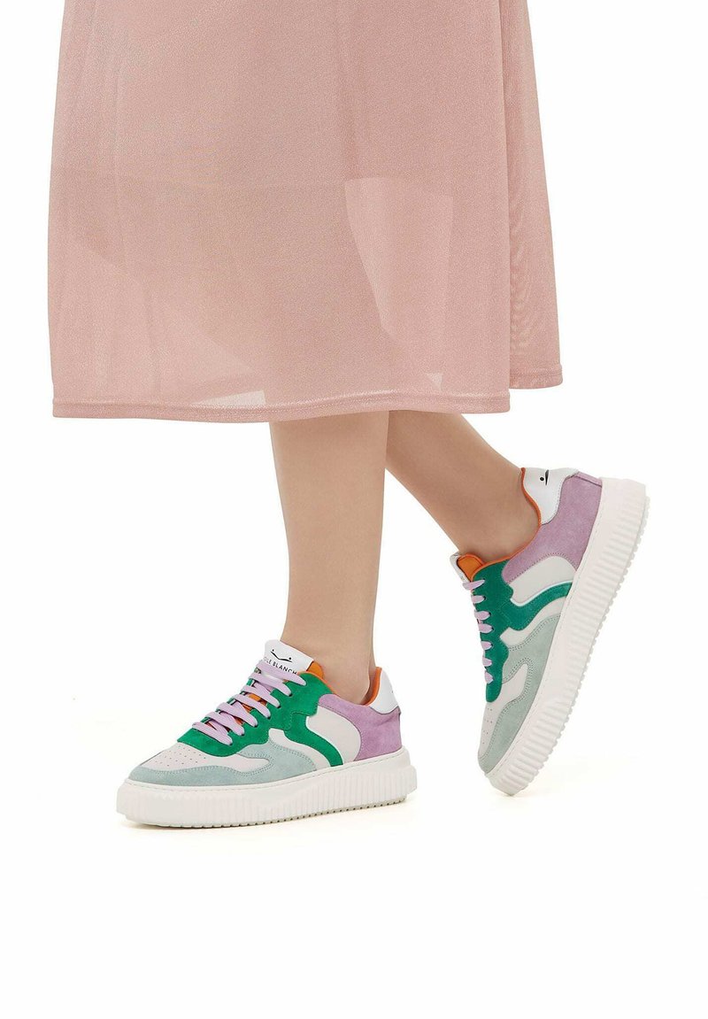 baskets voile blanche femme