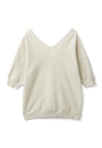 United Colors of Benetton Stickad tröja - off-white