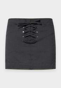 LACE MINI SKIRT - Fustă mini - asphalt