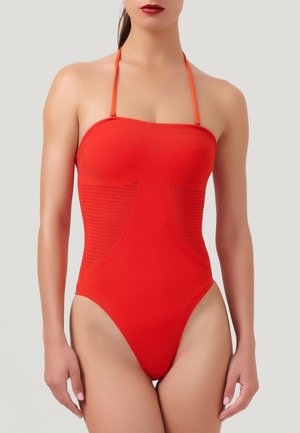 Badeanzug - lipstick red
