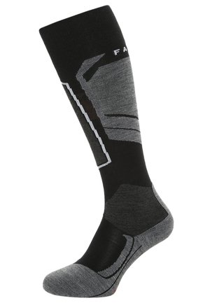 SK4 ADVANCED SKIING LIGHT CUSHIONED - Chaussettes hautes - black mix