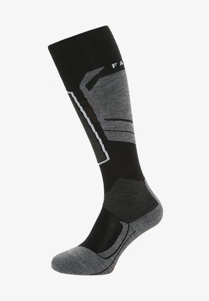 SK4 ADVANCED SKIING LIGHT CUSHIONED - Chaussettes hautes - black mix