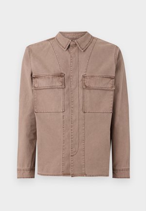FABIAN - Veste en jean - potting soil
