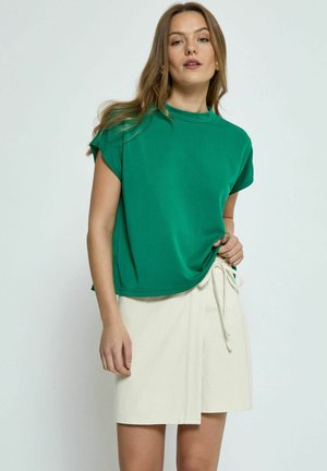 Minus FRIKKA SLEEVE - Jednoduché tričko - golf green