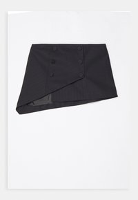 DOUBLE BREASTED LINED SKIRT - Minisukně - dark navy