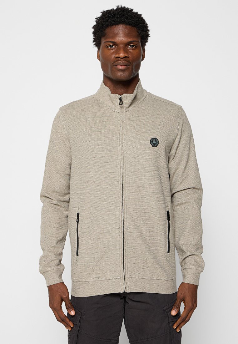 Lerros Sweater met rits beige