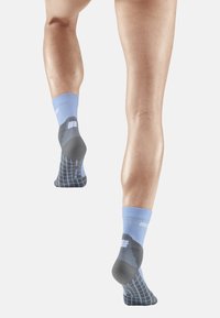 CEP LIGHT MERINO HIKING COMPRESSION SOCKS MID CUT WOMEN - MADE IN GERMANY - Sportsocken - light blue