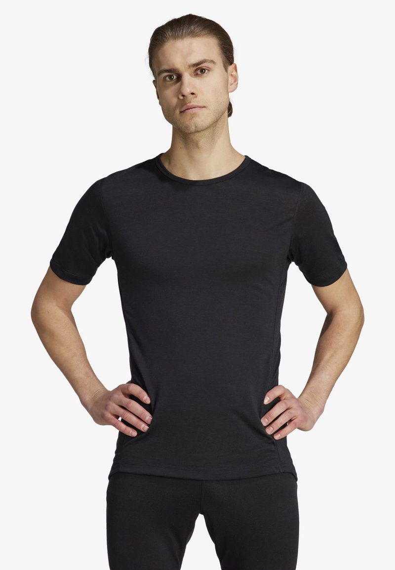 Adidas Terrex - TERREX XPERIOR MERINO 150 BASELAYER - Sport T-shirt - black, Vergroten