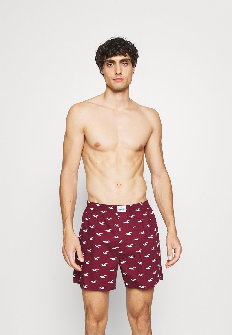 Hollister Co. CORE 3 PACK Boxer shorts red/dark blue Zalando.ie