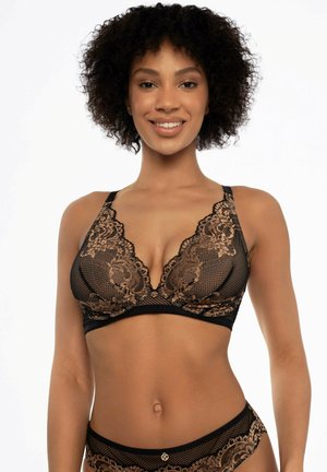 ESOTIQ Underwired bra - Black and gold