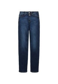 TOM TAILOR KATE STRAIGHT - Vaqueros rectos - dark stone wash denim