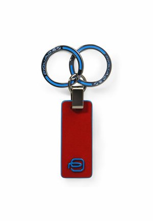 SQUARE TWO-RING  - Sleutelhouder - cuoio