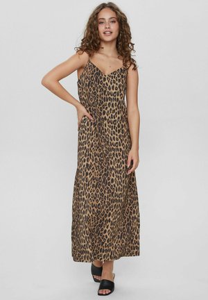 Nümph Maxi dress - tigers eye