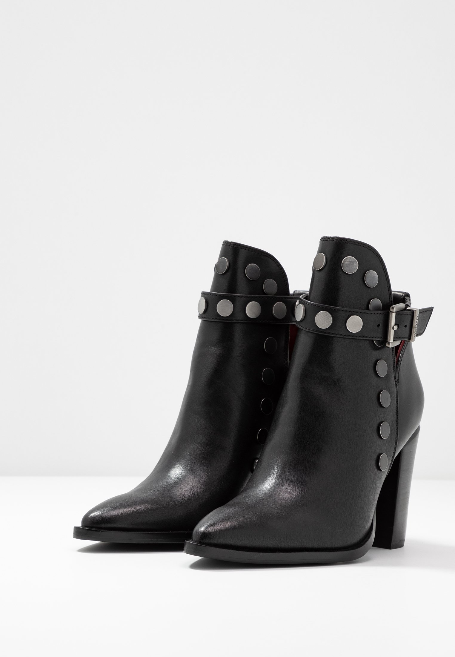 NEW AMERICANA STUDS Enkellaarsjes met hoge hak black NEW AMERICANA STUDS Enkellaarsjes met hoge hak black