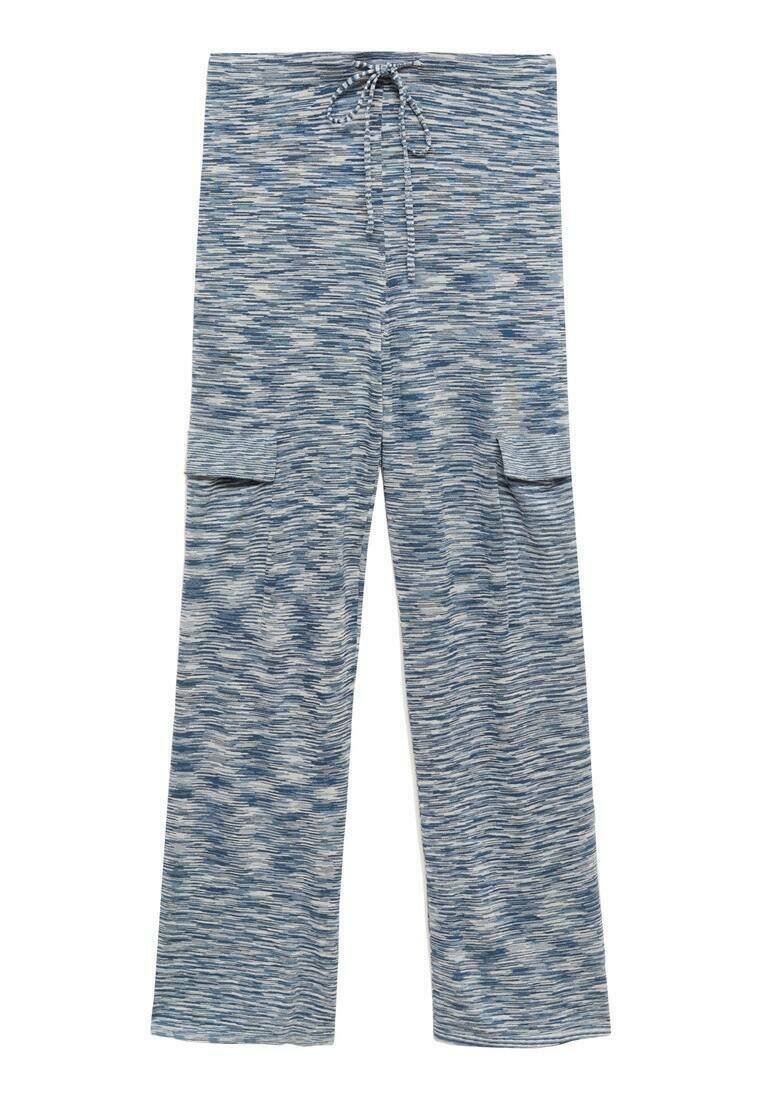 Mango Cargobroek donkerblauw Mango Cargobroek donkerblauw