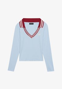 Geselecteerd, light blue/bordeaux/off-white