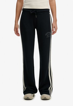 ATHLETIC ESSENTIALS STRIPE FLARE  - Træningsbukser - eclipse navy