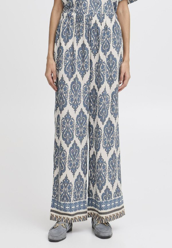 BYBXHIMEKO - Trousers - marshmallow mix