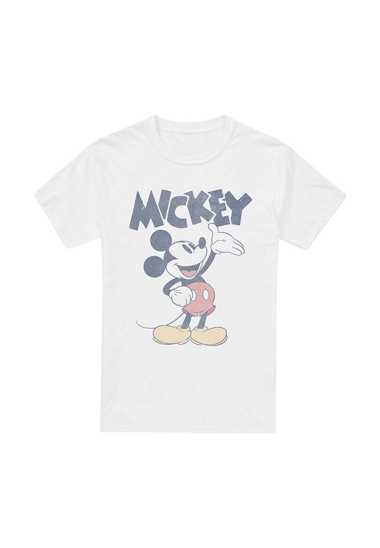 FRAMEWORK　Mickey Tee　WHITE Re:Covered DISNEY MICKEY AND FRIENDS SKETCH - Print T-shirt