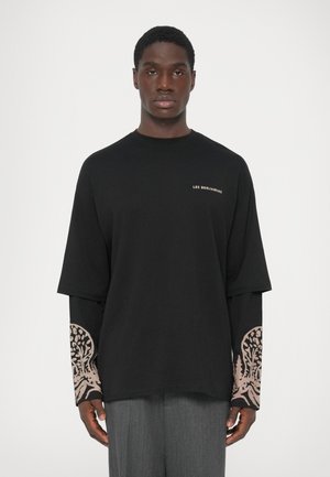 LONG SLEEVE TEE - Ilgarankovis viršutinės dalies drabužis - black