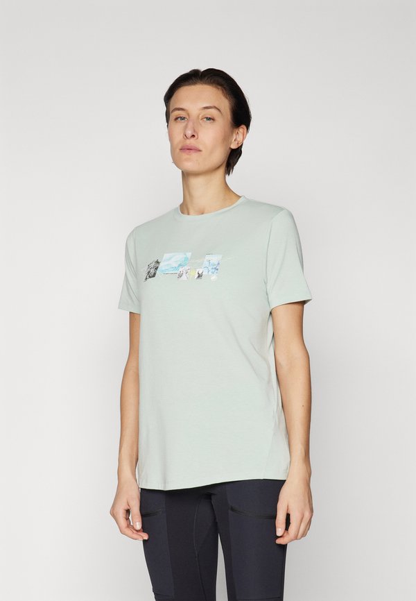 MOUNTAIN - Sports T-shirt - silver sage